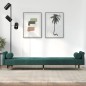 vidaXL Sofá cama con cojines terciopelo verde oscuro vidaXL Sofá cama con cojines terciopelo verde oscuro