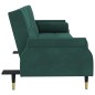 vidaXL Sofá cama con cojines terciopelo verde oscuro vidaXL Sofá cama con cojines terciopelo verde oscuro