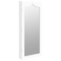 vidaXL Espejo con joyero de pared blanco 37,5x10x90 cm vidaXL Espejo con joyero de pared blanco 37,5x10x90 cm