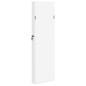 vidaXL Espejo con joyero de pared blanco 30x8,5x106 cm vidaXL Espejo con joyero de pared blanco 30x8,5x106 cm