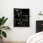 vidaXL Espejo con joyero de pared negro 30x8,5x67 cm vidaXL Espejo con joyero de pared negro 30x8,5x67 cm