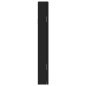 vidaXL Espejo con joyero de pared negro 30x8,5x67 cm vidaXL Espejo con joyero de pared negro 30x8,5x67 cm