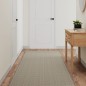 vidaXL Alfombra de pasillo con aspecto de sisal plateada 80x250 cm vidaXL Alfombra de pasillo con aspecto de sisal plateada 80x250 cm