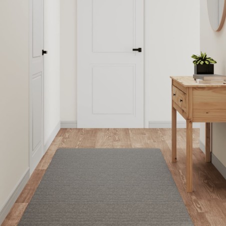 vidaXL Alfombra de pasillo gris 80x180 cm