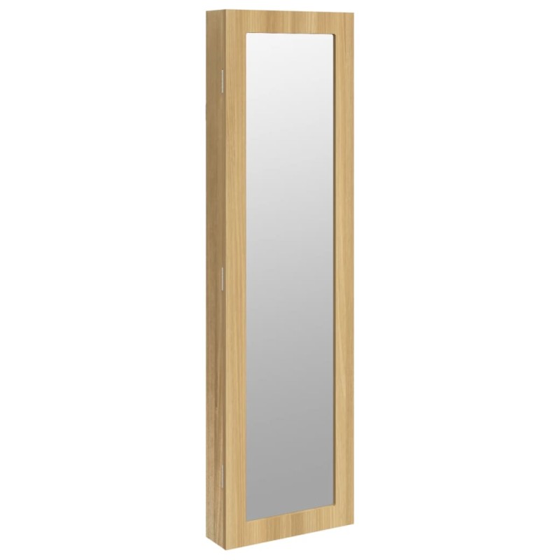 vidaXL Espejo con joyero de pared 30x8,5x106 cm vidaXL Espejo con joyero de pared 30x8,5x106 cm