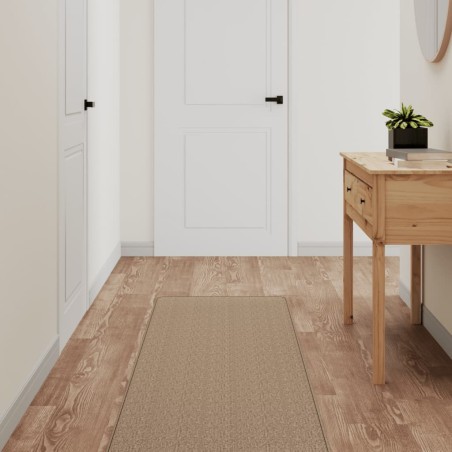 vidaXL Alfombra de pasillo con aspecto de sisal color arena 50x150 cm