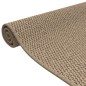 vidaXL Alfombra de pasillo con aspecto de sisal color arena 50x150 cm vidaXL Alfombra de pasillo con aspecto de sisal color arena 50x150 cm