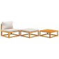 vidaXL Set de muebles para jardín 3 piezas con cojines madera acacia vidaXL Set de muebles para jardín 3 piezas con cojines madera acacia