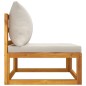 vidaXL Set de muebles para jardín 3 piezas con cojines madera acacia vidaXL Set de muebles para jardín 3 piezas con cojines madera acacia