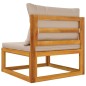 vidaXL Sofás de jardín 2 pzas con cojines madera maciza acacia vidaXL Sofás de jardín 2 pzas con cojines madera maciza acacia