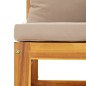 vidaXL Sofás modulares esquina 2 uds madera acacia cojines gris taupé vidaXL Sofás modulares esquina 2 uds madera acacia cojines gris taupé