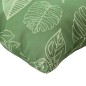 vidaXL Cojines para palés 3 piezas tela Oxford estampado de hojas vidaXL Cojines para palés 3 piezas tela Oxford estampado de hojas