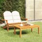 vidaXL Juego de muebles de jardín Adirondack 2 piezas madera acacia
