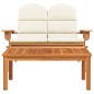 vidaXL Juego de muebles de jardín Adirondack 2 piezas madera acacia