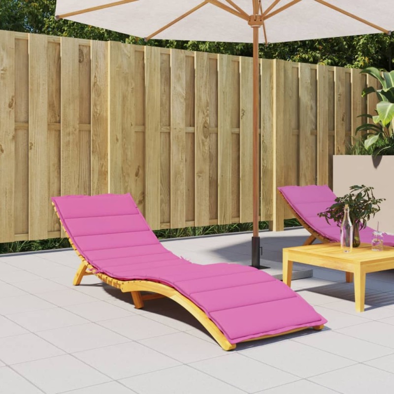vidaXL Cojín de tumbona tela Oxford rosa vidaXL Cojín de tumbona tela Oxford rosa