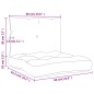 vidaXL Cojines para palés 2 unidades tela Oxford rosa vidaXL Cojines para palés 2 unidades tela Oxford rosa