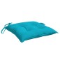vidaXL Cojines de silla 4 uds tela Oxford turquesa 50x50x7 cm vidaXL Cojines de silla 4 uds tela Oxford turquesa 50x50x7 cm