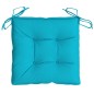 vidaXL Cojines de silla 4 uds tela Oxford turquesa 50x50x7 cm vidaXL Cojines de silla 4 uds tela Oxford turquesa 50x50x7 cm