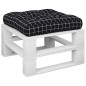 vidaXL Cojín para palés tela Oxford a cuadros negro 60x61,5x10 cm vidaXL Cojín para palés tela Oxford a cuadros negro 60x61,5x10 cm