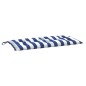 vidaXL Cojín banco jardín tela Oxford a rayas azul y blanco 100x50x7cm vidaXL Cojín banco jardín tela Oxford a rayas azul y blanco 100x50x7cm