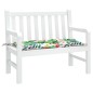 vidaXL Cojín para banco de jardín tela multicolor 110x50x7 cm vidaXL Cojín para banco de jardín tela multicolor 110x50x7 cm