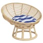 vidaXL Cojín redondo tela Oxford a rayas azul y blanco Ø 60x11 cm vidaXL Cojín redondo tela Oxford a rayas azul y blanco Ø 60x11 cm