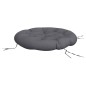 vidaXL Cojín redondo tela Oxford gris antracita Ø 100x11 cm vidaXL Cojín redondo tela Oxford gris antracita Ø 100x11 cm
