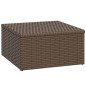 vidaXL Set muebles de jardín ratán sintético marrón vidaXL Set muebles de jardín ratán sintético marrón