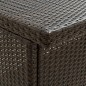 vidaXL Set mesa y sillas de bar jardín 3 piezas ratán sintético marrón vidaXL Set mesa y sillas de bar jardín 3 piezas ratán sintético marrón