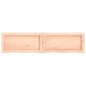 vidaXL Estante de pared madera maciza roble sin tratar 120x30x(2-6) cm vidaXL Estante de pared madera maciza roble sin tratar 120x30x(2-6) cm