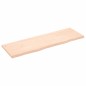 vidaXL Estante de pared madera maciza roble sin tratar 160x50x(2-4) cm vidaXL Estante de pared madera maciza roble sin tratar 160x50x(2-4) cm