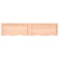 vidaXL Estante de pared madera maciza roble sin tratar 180x40x(2-6) cm vidaXL Estante de pared madera maciza roble sin tratar 180x40x(2-6) cm