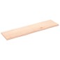 vidaXL Estante de pared madera maciza roble sin tratar 160x40x(2-4) cm vidaXL Estante de pared madera maciza roble sin tratar 160x40x(2-4) cm