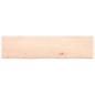vidaXL Estante de pared madera maciza roble sin tratar 160x40x(2-4) cm vidaXL Estante de pared madera maciza roble sin tratar 160x40x(2-4) cm