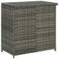 vidaXL Set mesa y sillas de bar jardín 3 piezas ratán sintético gris vidaXL Set mesa y sillas de bar jardín 3 piezas ratán sintético gris