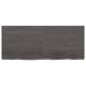 vidaXL Estante pared madera roble tratada marrón oscuro 120x50x(2-6)cm vidaXL Estante pared madera roble tratada marrón oscuro 120x50x(2-6)cm