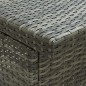 vidaXL Set mesa y sillas de bar jardín 3 piezas ratán sintético gris vidaXL Set mesa y sillas de bar jardín 3 piezas ratán sintético gris