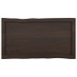 vidaXL Tablero mesa madera tratada borde vivo marrón 80x40x(2-4) cm vidaXL Tablero mesa madera tratada borde vivo marrón 80x40x(2-4) cm