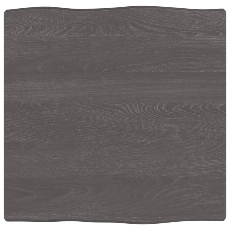 vidaXL Tablero mesa madera tratada roble borde vivo marrón 40x40x2 cm vidaXL Tablero mesa madera tratada roble borde vivo marrón 40x40x2 cm