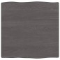 vidaXL Tablero mesa madera tratada roble borde vivo marrón 40x40x2 cm vidaXL Tablero mesa madera tratada roble borde vivo marrón 40x40x2 cm