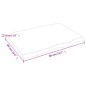 vidaXL Tablero mesa madera tratada borde vivo marrón 80x60x(2-4) cm vidaXL Tablero mesa madera tratada borde vivo marrón 80x60x(2-4) cm