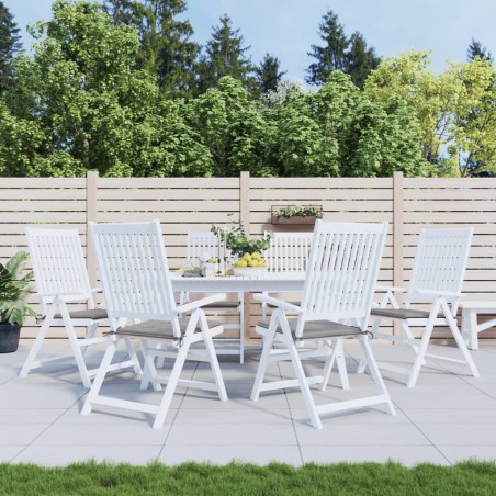 vidaXL Cojines de silla de jardín 6 uds tela Oxford gris 50x50x3 cm