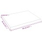 vidaXL Tablero mesa madera tratada borde vivo marrón 60x50x(2-4) cm vidaXL Tablero mesa madera tratada borde vivo marrón 60x50x(2-4) cm