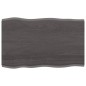 vidaXL Tablero mesa madera tratada roble borde vivo marrón 80x50x2 cm vidaXL Tablero mesa madera tratada roble borde vivo marrón 80x50x2 cm