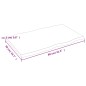 vidaXL Tablero mesa madera tratada roble borde vivo marrón 80x50x2 cm vidaXL Tablero mesa madera tratada roble borde vivo marrón 80x50x2 cm