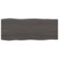vidaXL Tablero mesa madera tratada roble borde vivo marrón 100x40x2 cm vidaXL Tablero mesa madera tratada roble borde vivo marrón 100x40x2 cm