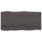 vidaXL Tablero mesa madera tratada borde vivo marrón 100x50x(2-6) cm vidaXL Tablero mesa madera tratada borde vivo marrón 100x50x(2-6) cm