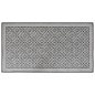 vidaXL Alfombra de exterior gris y blanca reversible 80x150 cm