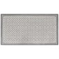 vidaXL Alfombra de exterior gris y blanca reversible 80x150 cm