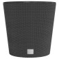 vidaXL Macetero interior extraíble PP ratán gris antracita 35/37,5 L vidaXL Macetero interior extraíble PP ratán gris antracita 35/37,5 L